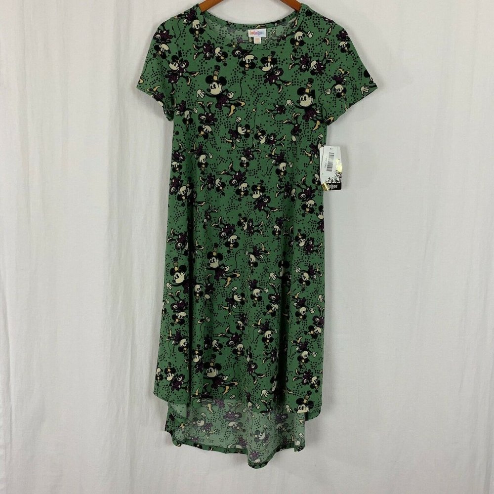 Lularoe Disney Dress Carly Size XXS Minnie Mouse